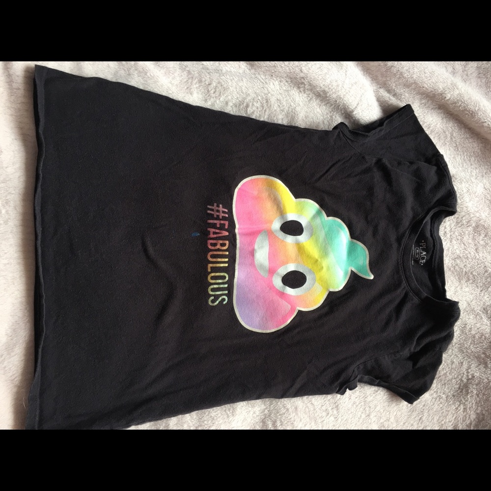 Rainbow poop Emoji shirt